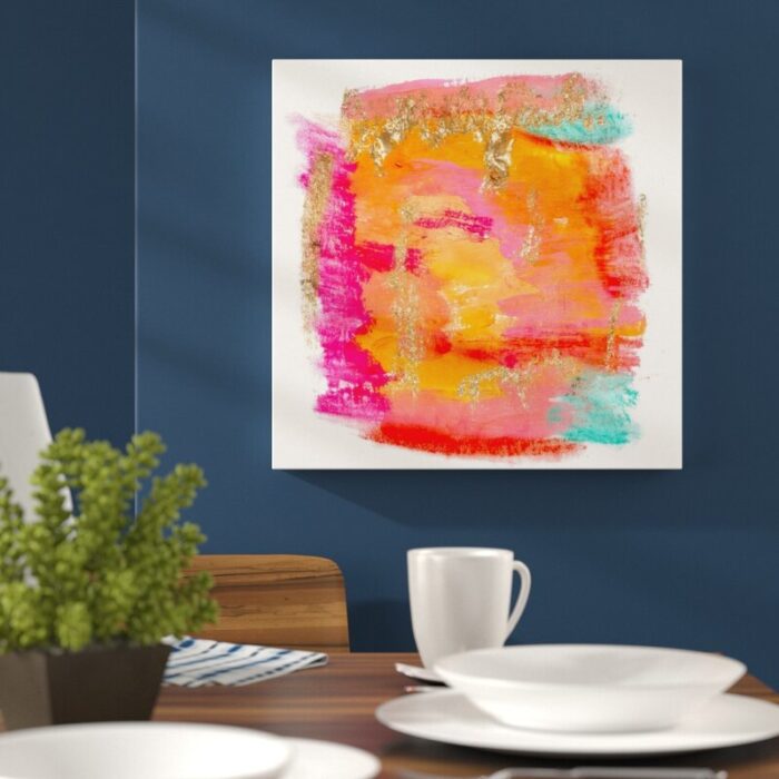 ” Abstract New Yorker In Spring Watercolor “ - Chic Decora