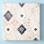 ” Abstract Rose Quartz Moroccan, Global Inspired Blue ” by Oliver Gal - Chic Decora