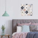 ” Abstract Rose Quartz Moroccan, Global Inspired Blue ” by Oliver Gal - Chic Decora