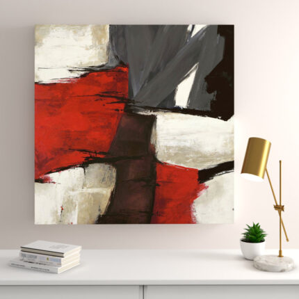 ” Abstract Sai – Rubrum “ - Chic Decora