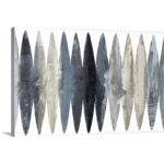 ” Abstract Surfboards Grey ” by David Moore Painting Print - Chic Decora