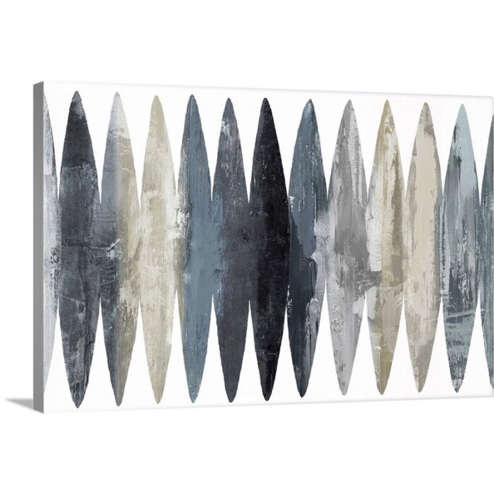 ” Abstract Surfboards Grey ” by David Moore Painting Print - Chic Decora