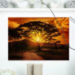 ” African Sunset With Lonely Tree “ - Chic Decora