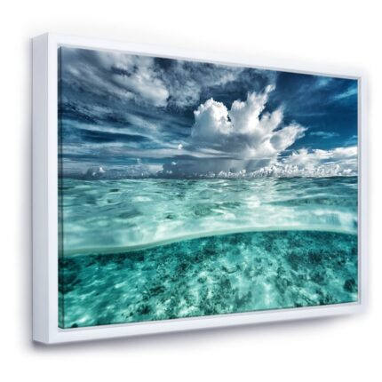 ” Amazing Underwater Seascape And Clouds “ - Chic Decora