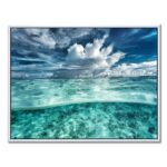 ” Amazing Underwater Seascape And Clouds “ - Chic Decora