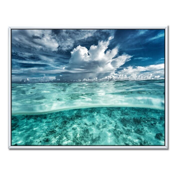 ” Amazing Underwater Seascape And Clouds “ - Chic Decora