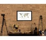 ” Animal Map Of The World ” by Michael Tompsett - Chic Decora