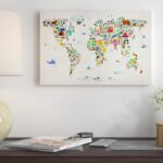 ” Animal Map Of The World II “ - Chic Decora