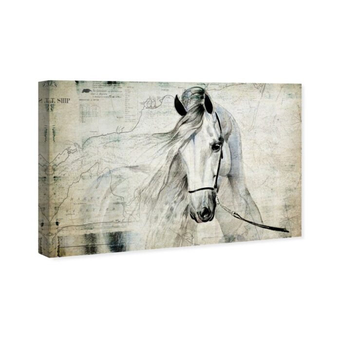 ” Animals Antiqus Equus, Cabin / Lodge Gray ” by Oliver Gal - Chic Decora