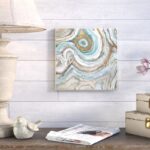 ” Aqua Geode Stone “ - Chic Decora