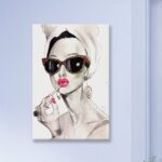 ” Audrey Hepburn ” by Rongrong DeVoe - Chic Decora