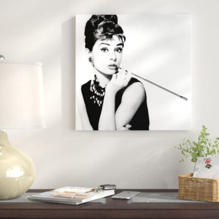 ” Audrey Hepburn Smoking ” by Radio Days - Chic Decora