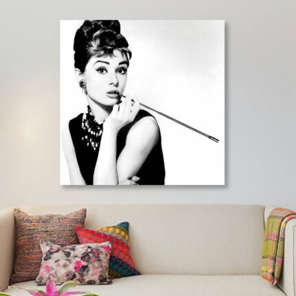 ” Audrey Hepburn Smoking ” by Radio Days - Chic Decora