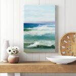 ” Azure Ocean III ” by Julia Purinton Painting Print - Chic Decora