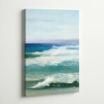 ” Azure Ocean III ” by Julia Purinton Painting Print - Chic Decora