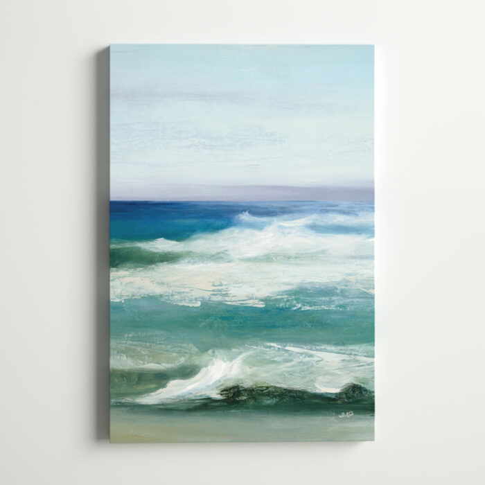 ” Azure Ocean III ” by Julia Purinton Painting Print - Chic Decora