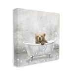 ” Baby Bear Bath Time Cute Animal “ - Chic Decora