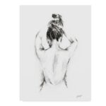 ” Back Study I ” by Ethan Harper Painting Print - Chic Decora