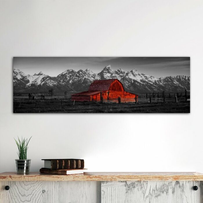 ” Barn Grand Teton National Park WY USA Color Pop ” by Panoramic Images - Chic Decora