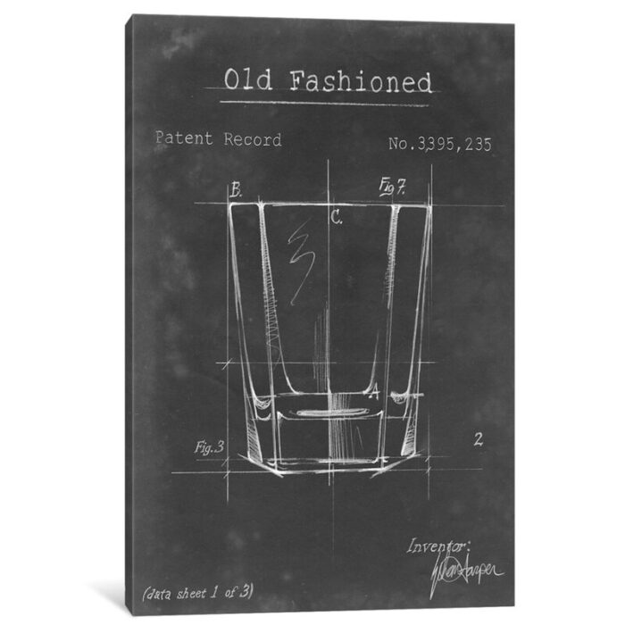 ” Barware Blueprint I “ - Chic Decora