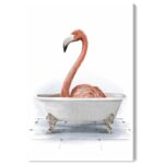 ” Bathtub Flamingo “ - Chic Decora