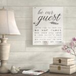 ” Be Our Guest Poem Cursive ” by Daphne Polselli - Chic Decora