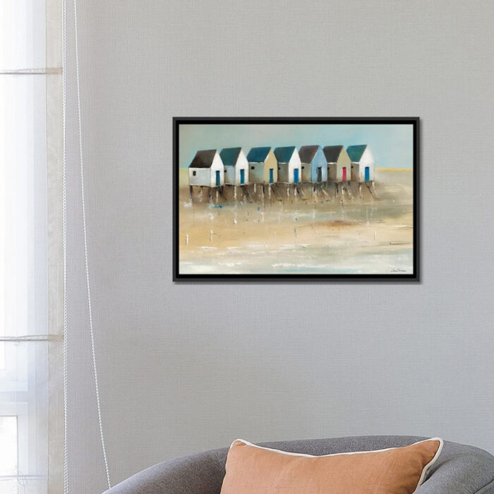 ” Beach Cabins I ” by Jean Jauneau - Chic Decora