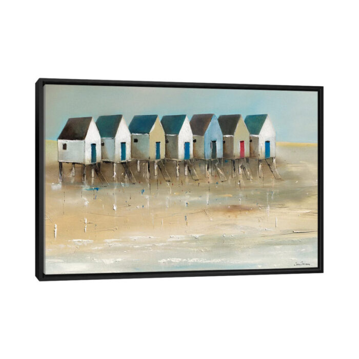 ” Beach Cabins I ” by Jean Jauneau - Chic Decora