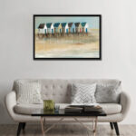 ” Beach Cabins I ” by Jean Jauneau - Chic Decora