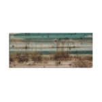 “Beach Sand Dunes Long” Photograph Print on Planked Wood Wall Art - Chic Decora