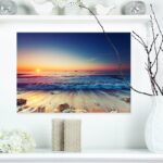 ” Beautiful Sunrise Over Blue Sea “ - Chic Decora