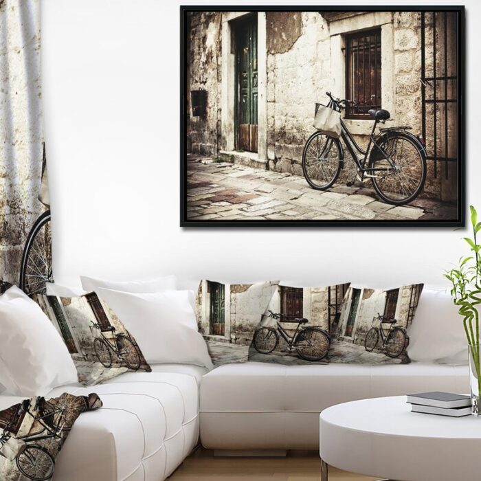 ” Bicycle With Shopping Bag “ - Chic Decora