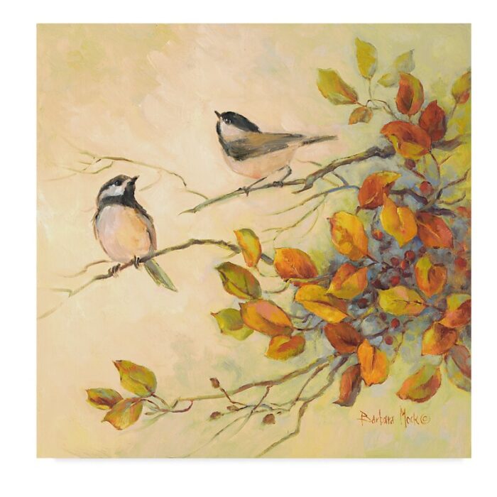 ” Birds Of Autumn ” by Barbara Mock - Chic Decora