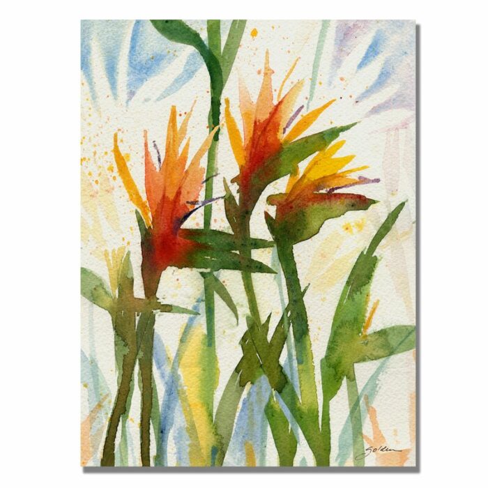 ” Birds Of Paradise ” by Sheila Golden - Chic Decora