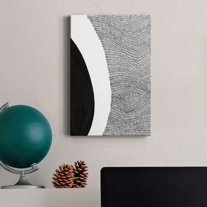 ” Black & White Abstract II “ - Chic Decora