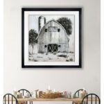 ” Black And White Barn I “ - Chic Decora