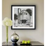 ” Black And White Barn I “ - Chic Decora