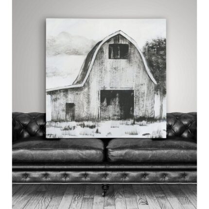 ” Black And White Barn II “ - Chic Decora