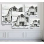 ” Black And White Barn II “ - Chic Decora