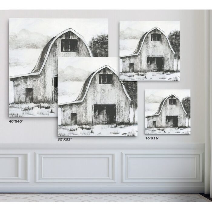 ” Black And White Barn II “ - Chic Decora