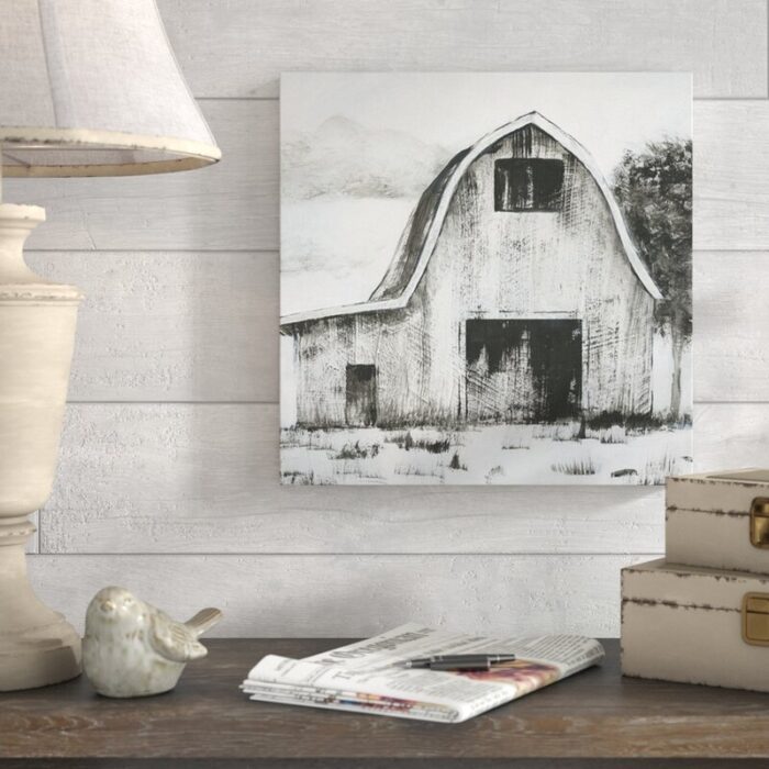 ” Black And White Barn II “ - Chic Decora