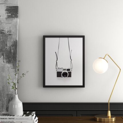 ” Black And White Vintage Camera “ - Chic Decora