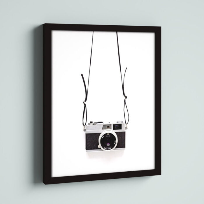 ” Black And White Vintage Camera “ - Chic Decora