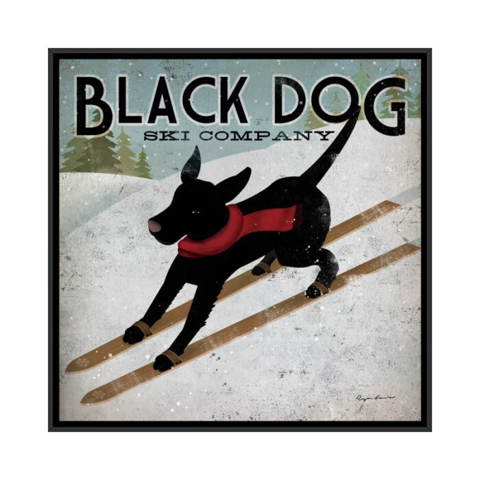 ” Black Dog Ski Co. II ” by Ryan Fowler - Chic Decora