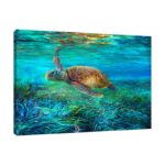 ” Blades Turtle ” by Iris Scott - Chic Decora