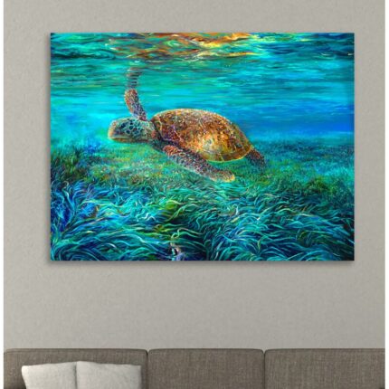 ” Blades Turtle ” by Iris Scott - Chic Decora