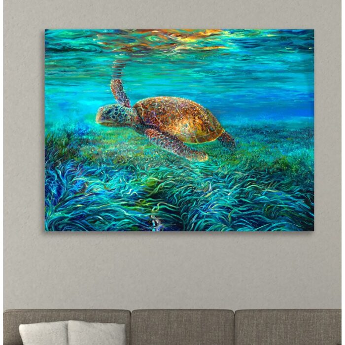 ” Blades Turtle ” by Iris Scott - Chic Decora