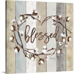 ” Blessed Cotton Wreath ” by Marla Rae - Chic Decora