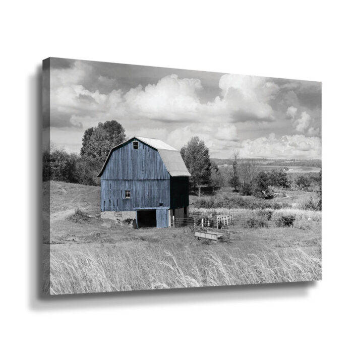 ” Blue Barn I “ - Chic Decora