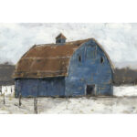 ” Blue Barn I ” by Ethan Harper - Chic Decora